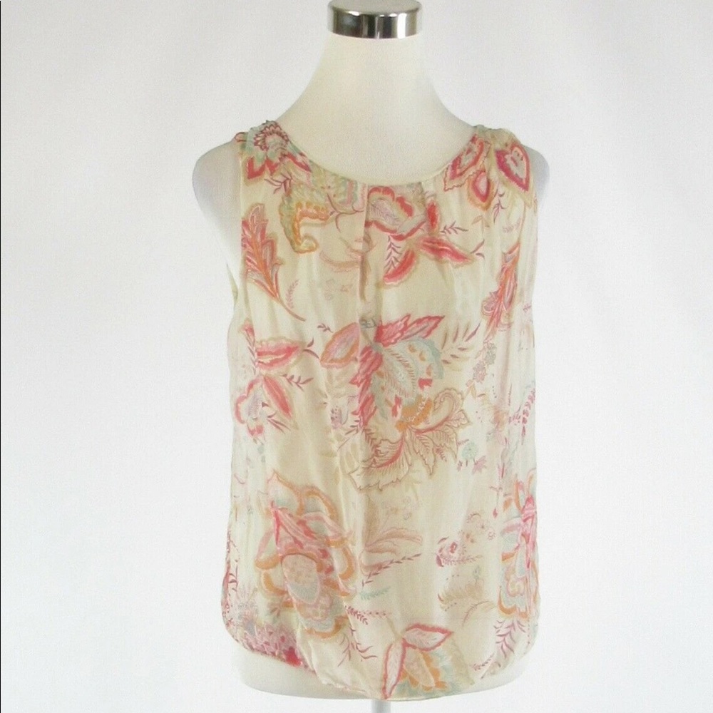 Dolce Ragazza silk blend layered top, size small.